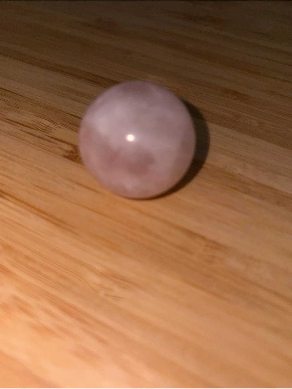 Rose Quartz Sphere 29.7 mm 1.17 inch 36 gram - Picture 3 of 6